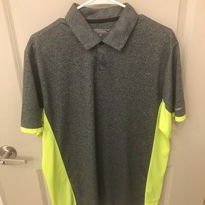 Nike Grey Golf Polo Size L